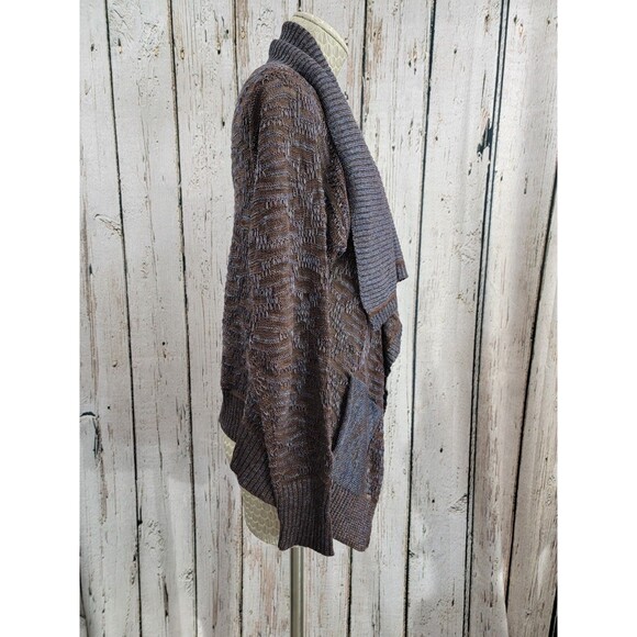 Diktons Barcelona 8/10 Open Linen Blend Lightweight Cardigan Sweater Knit EUC - Picture 7 of 10